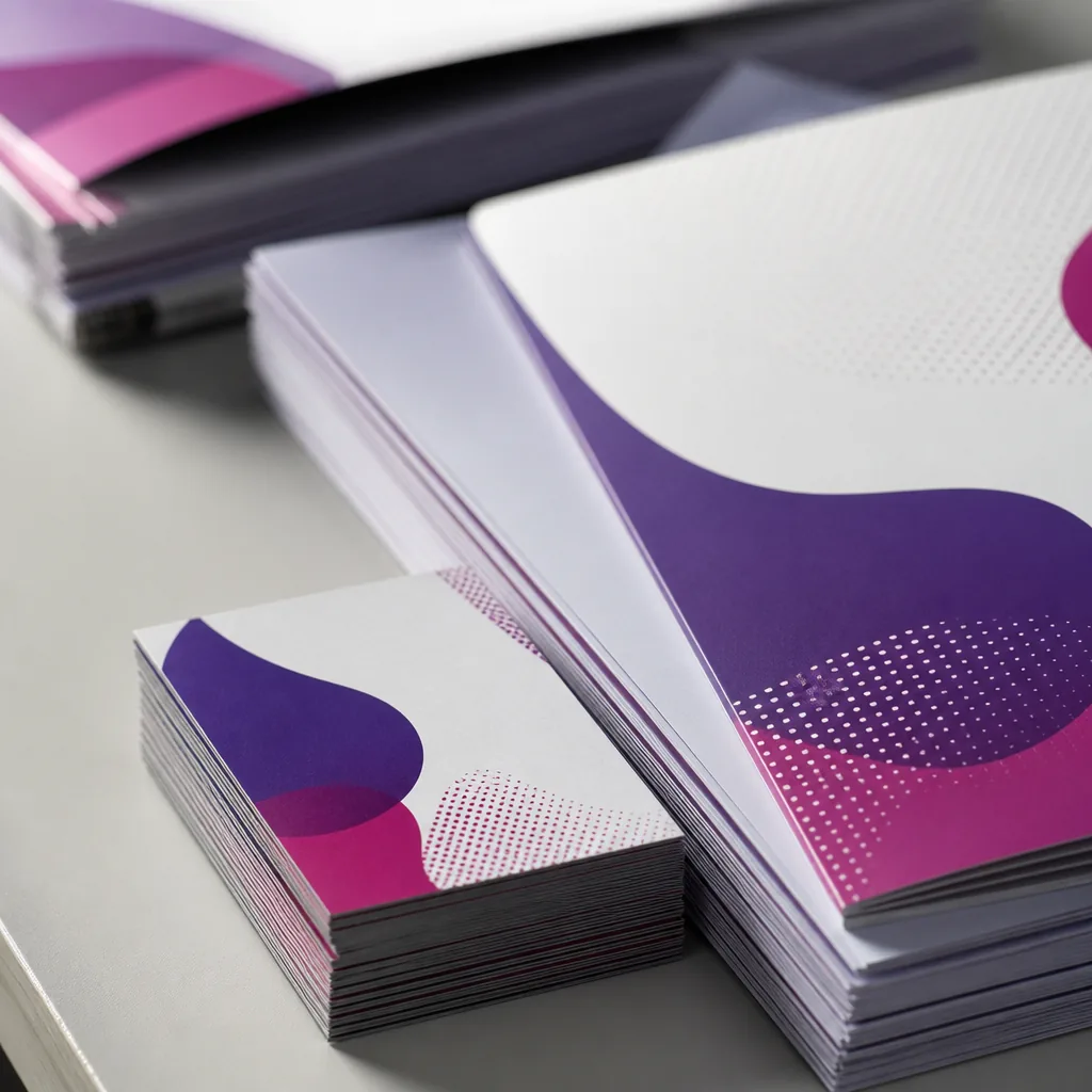 Brochure e biglietti da visita aziendali stampati da Point